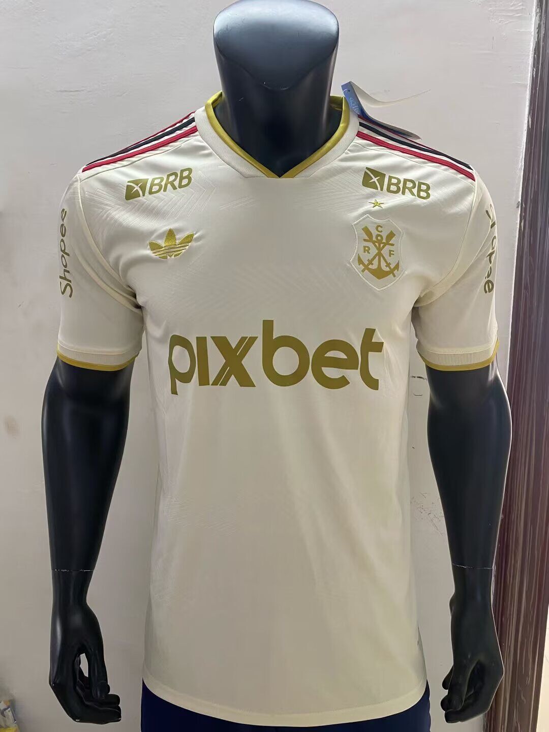AAA Quality Flamengo 25/26 Third White Sponsor Soccer Jersey